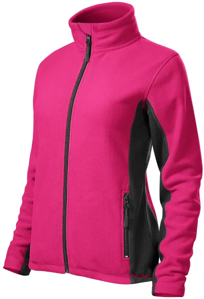 Damen Fleece-Kontrastjacke - Damen Fleecejacke mit Kontrastelementen