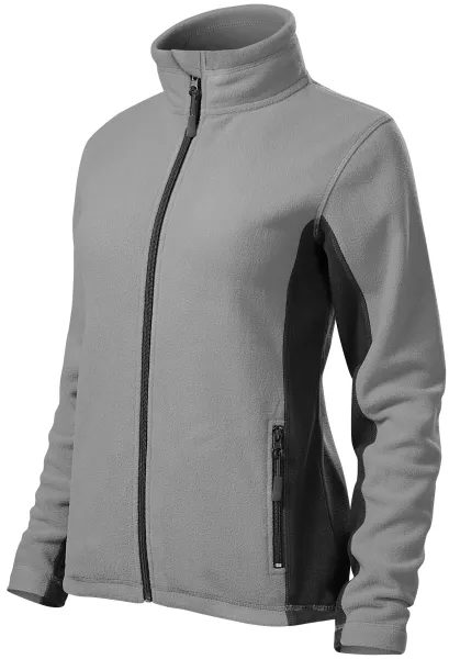 Damen Fleece-Kontrastjacke - Damen Fleecejacke mit Kontrastelementen
