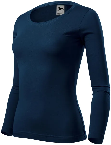 Damen T-Shirt mit langen Ärmeln - Damen Baumwoll-T-Shirt für jeden Tag