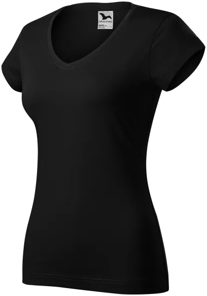 Slim Fit Damen T-Shirt mit V-Ausschnitt - T-Shirt für jeden Tag