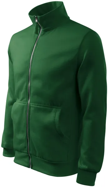 Herren Sweatshirt ohne Kapuze - Herren-Sweatshirt mit Reißverschluss, ohne Kapuze
