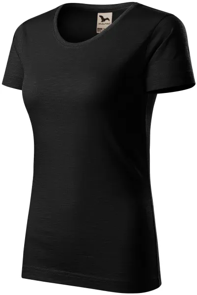 Damen-T-Shirt aus strukturierter Bio-Baumwolle - Damen T-Shirt für jeden Tag