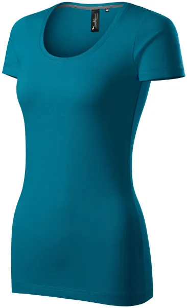 Damen T-Shirt mit Ziernähten - T-Shirt für jeden Tag