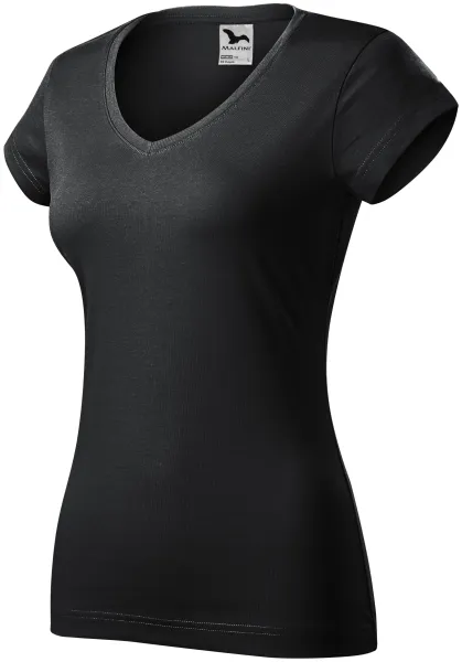Slim Fit Damen T-Shirt mit V-Ausschnitt - T-Shirt für jeden Tag