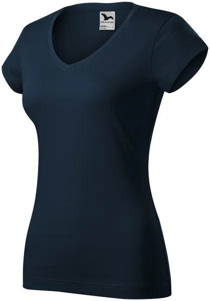 Slim Fit Damen T-Shirt mit V-Ausschnitt - T-Shirt für jeden Tag