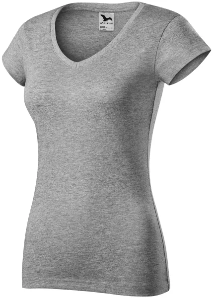 Slim Fit Damen T-Shirt mit V-Ausschnitt - T-Shirt für jeden Tag
